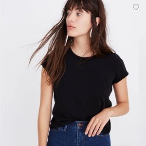 Madewell Black Short Sleeve Tee